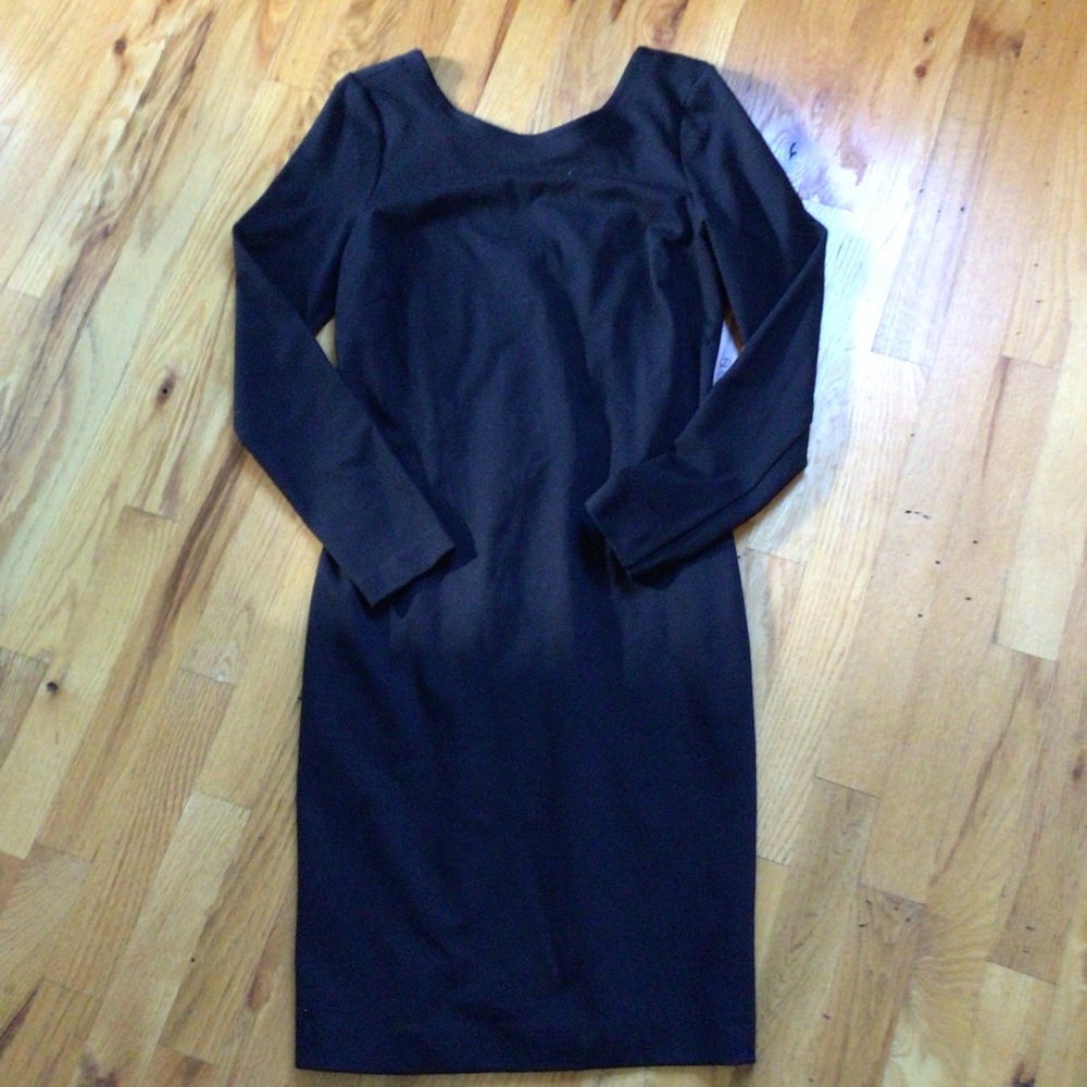 NWT BANANA REPUBLIC LITTLE BLACK DRESS SZ 10 fitted business